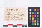 Etikett zu Bronzefigurenfibel (NHMW-PRAE-035746)